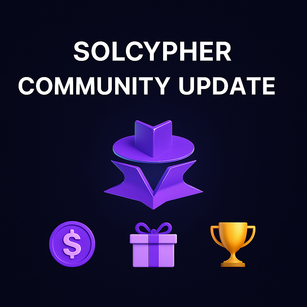 SolCypher Community Update: Buybacks, Airdrops, and Leagues