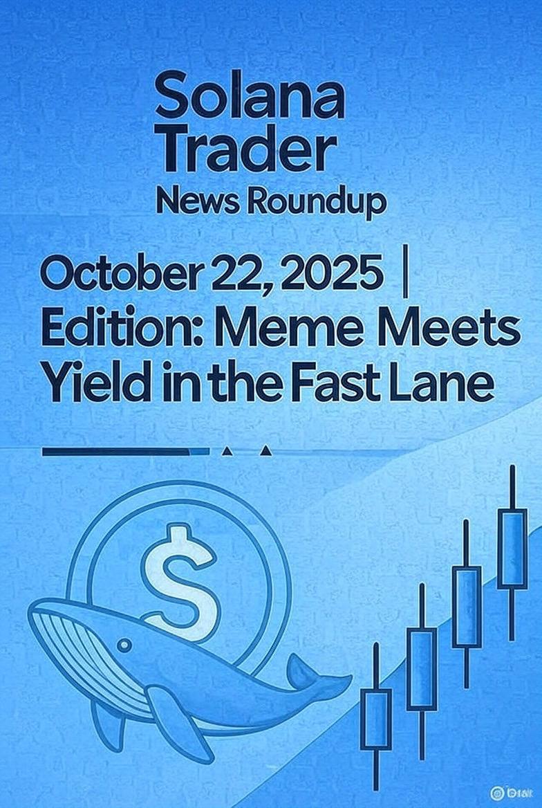 Solana Trader News Roundup: October 22, 2025
